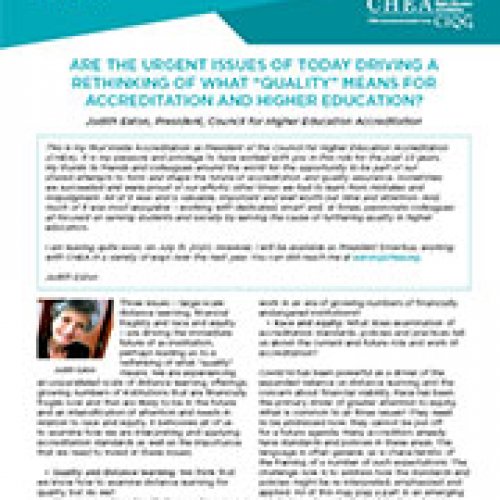 Inside Accreditation July 28 2020 Cover