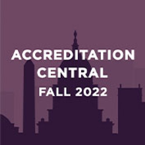 Accreditation Central Fall 2022 