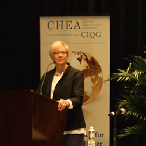 Diane Auer-Jones CHEA Conference