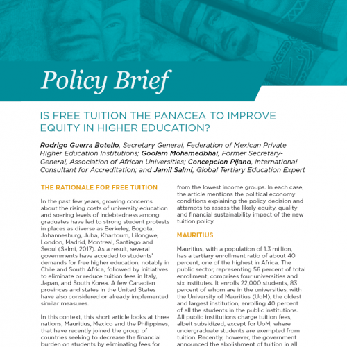 April 23, 2019 Policy Brief