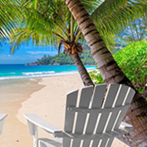 Adirondack Chair on a beach
